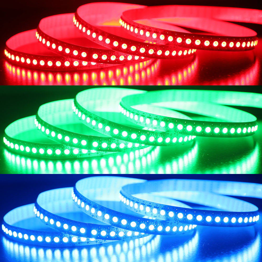 12V GS8208 Individually Addressable 144LEDs/m Engineering Digital RGB LED Strip Light